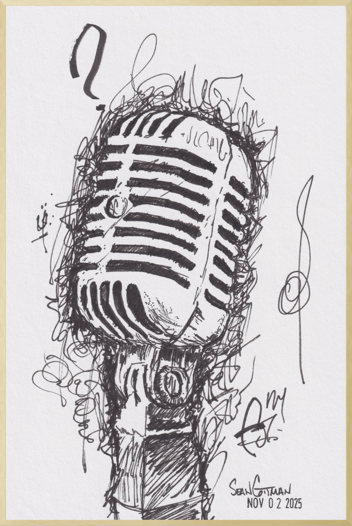 Voice Open Edition Framed Fine Art Print