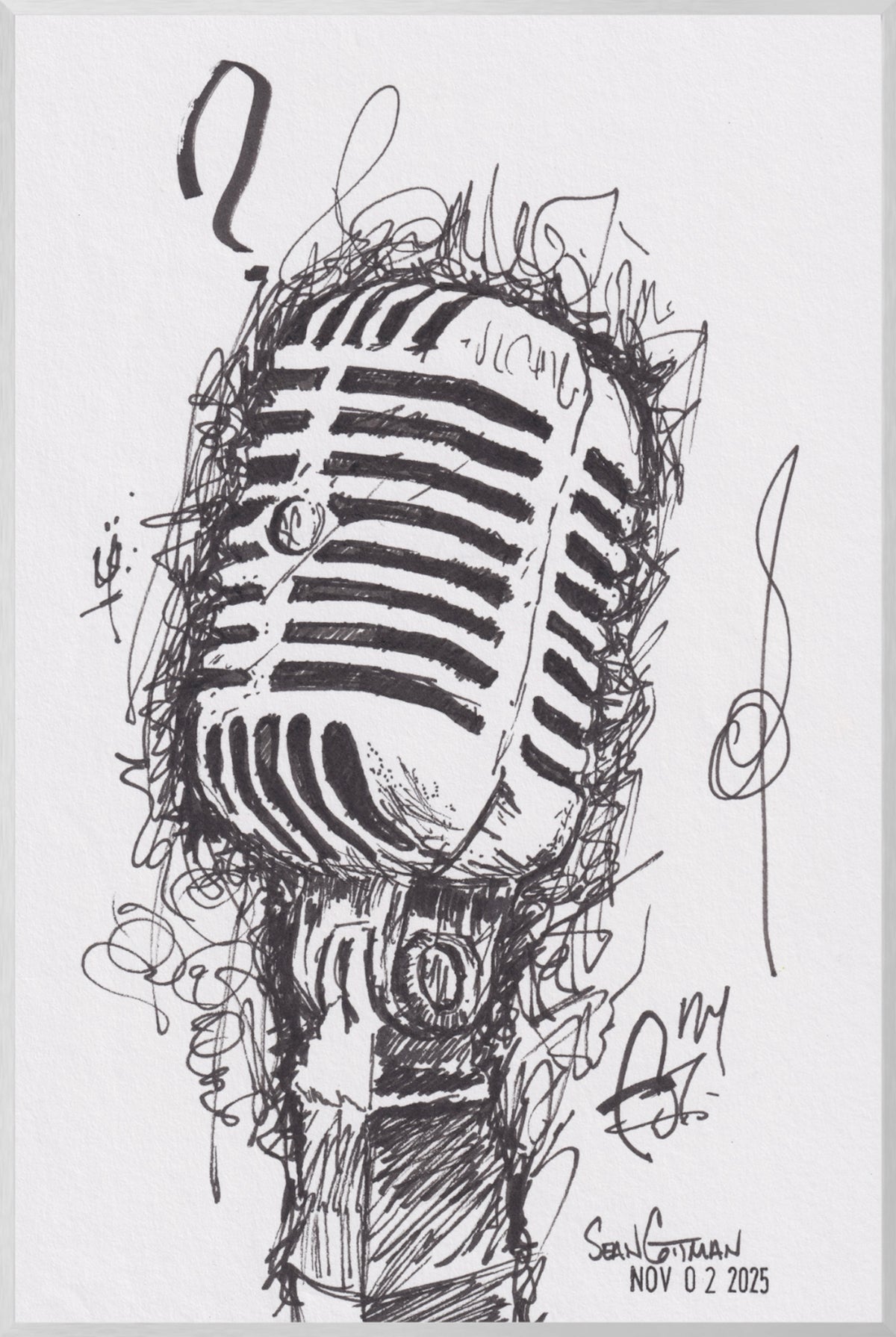 Voice Open Edition Framed Fine Art Print