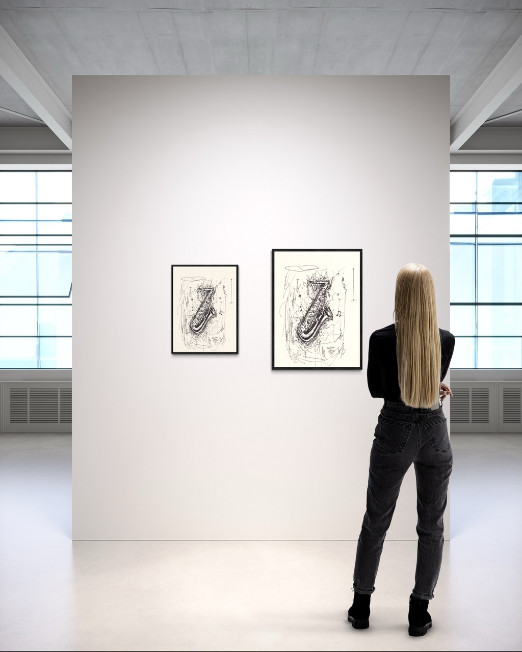 Sax Dreams Fine Art Musical Print