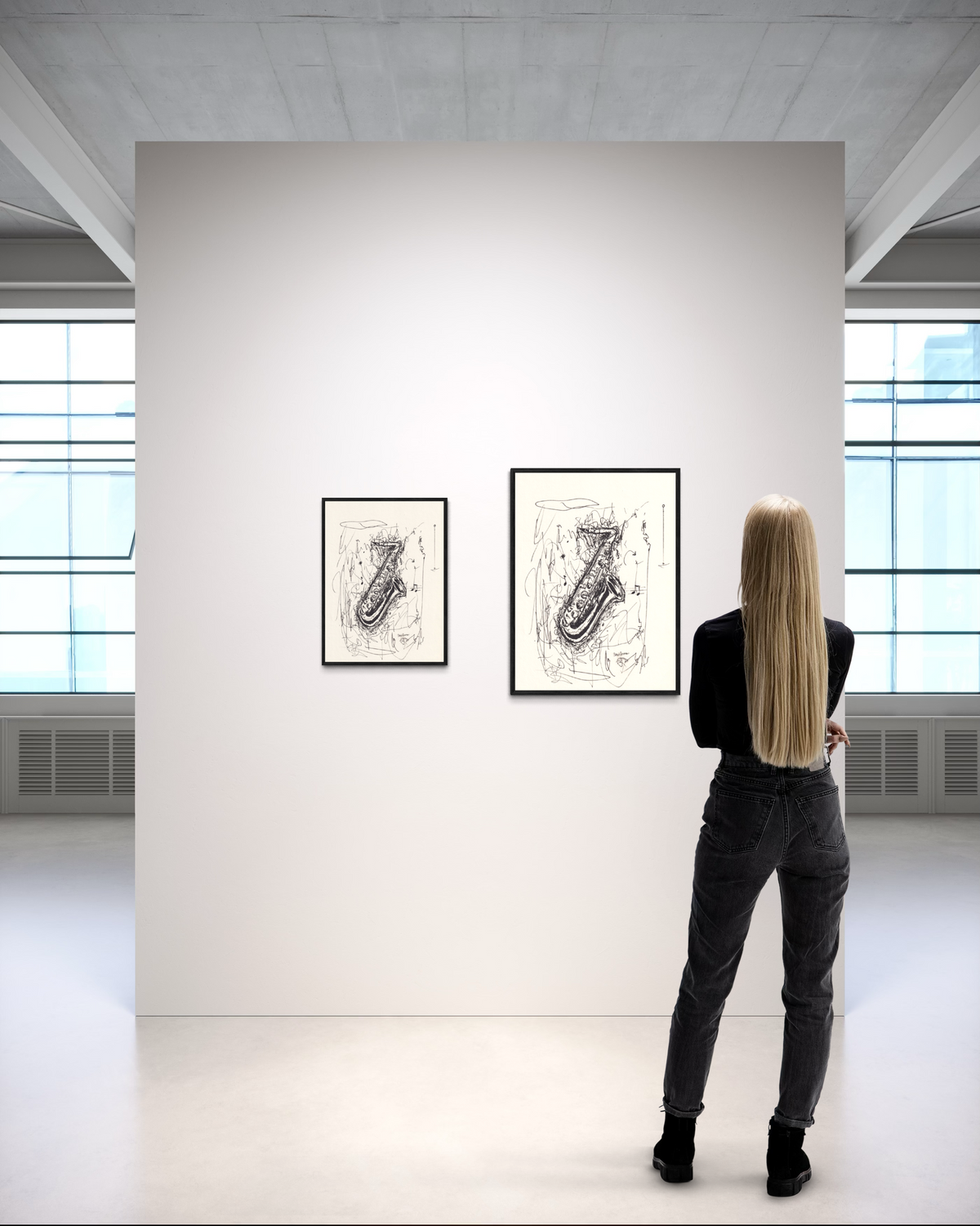 Sax Dreams Fine Art Musical Print