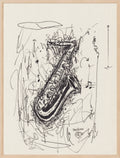 Sax Dreams Fine Art Musical Print