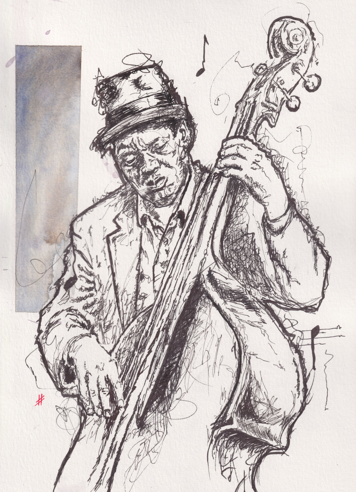 The Weight of Rhythm 8.5in X 12in Original