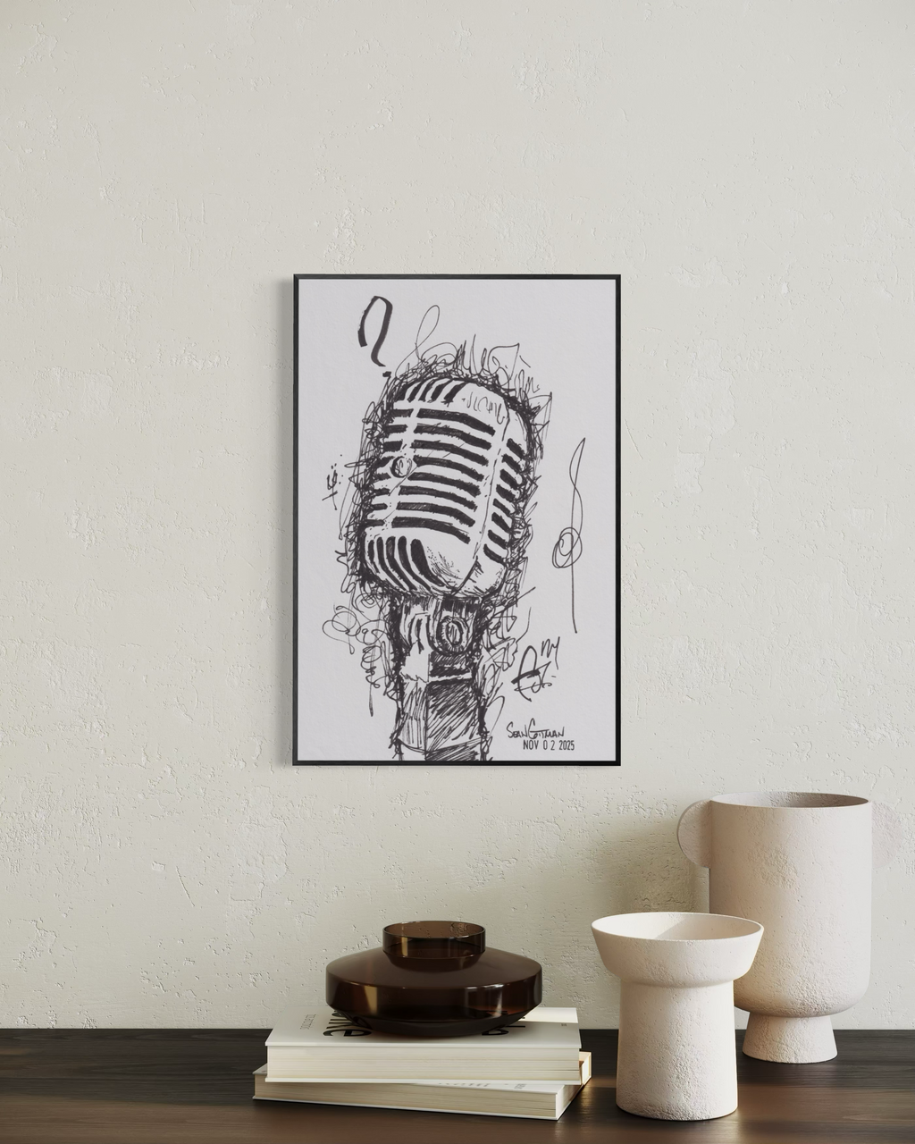 Voice Open Edition Framed Fine Art Print