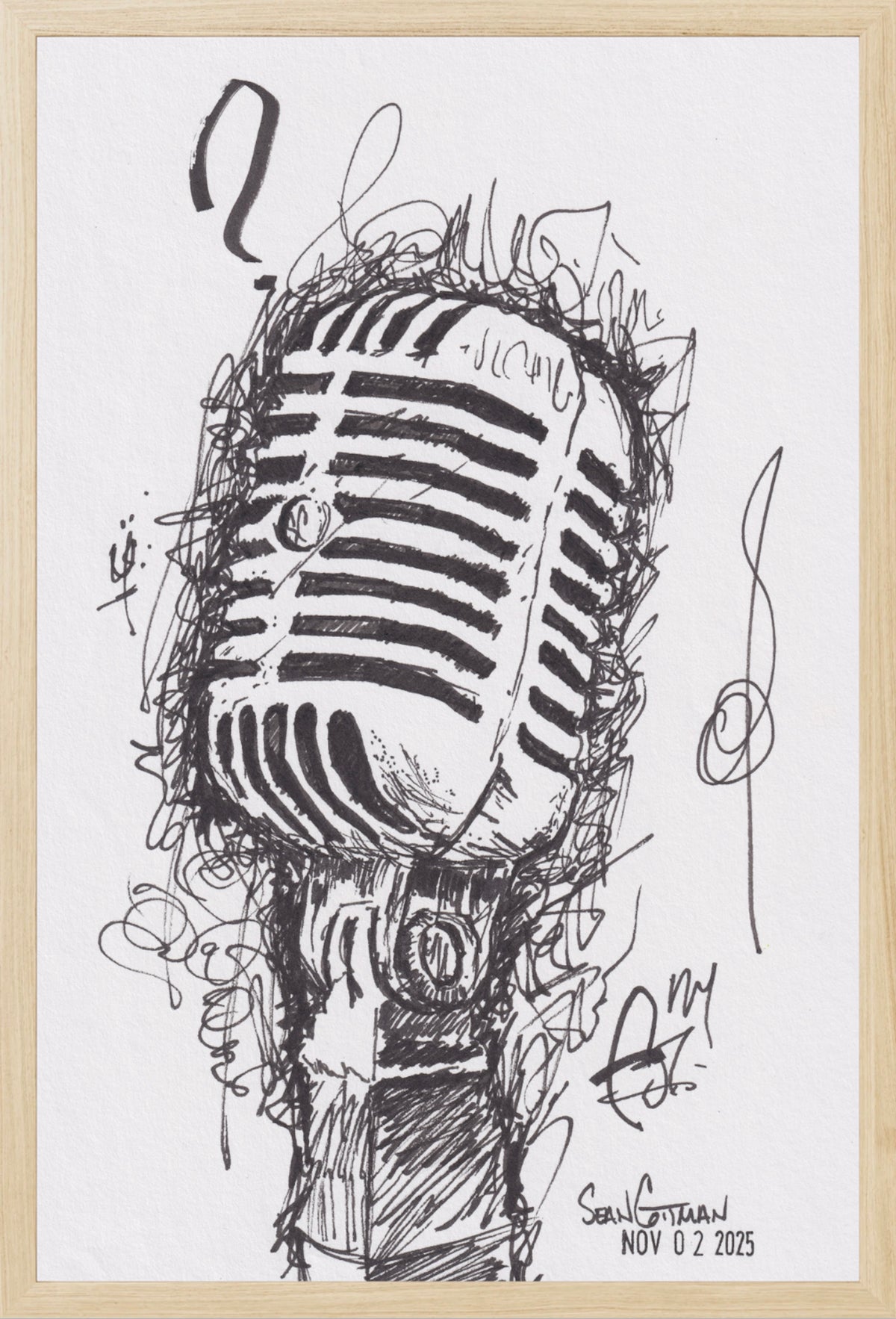 Voice Open Edition Framed Fine Art Print