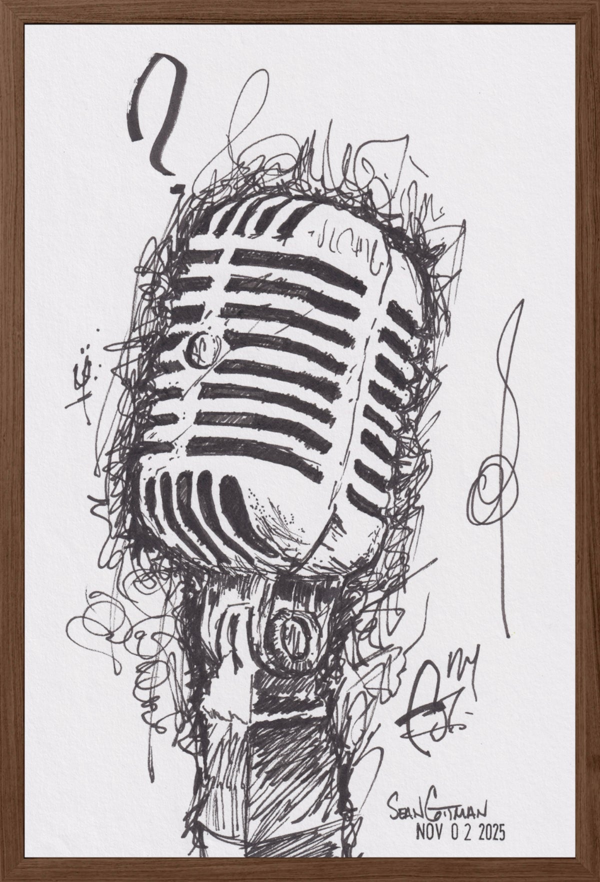 Voice Open Edition Framed Fine Art Print