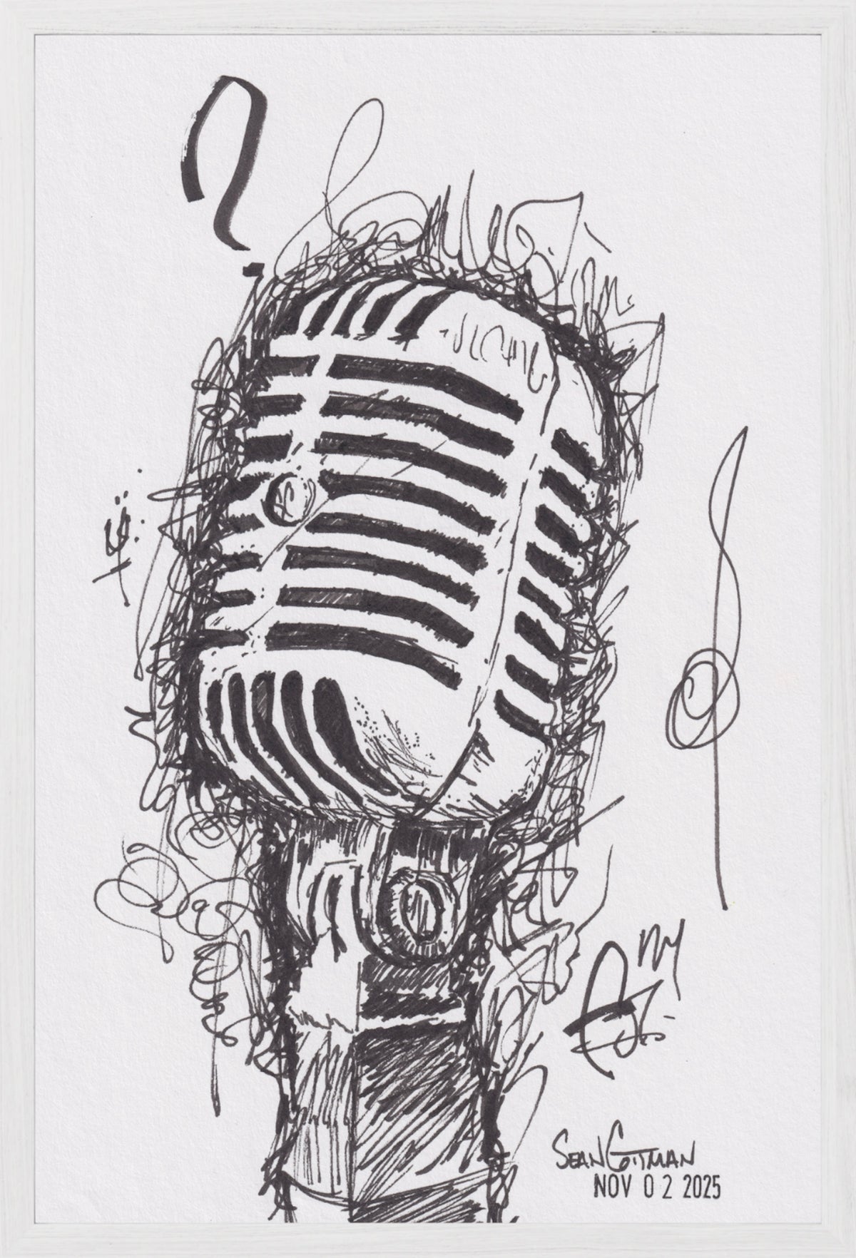 Voice Open Edition Framed Fine Art Print