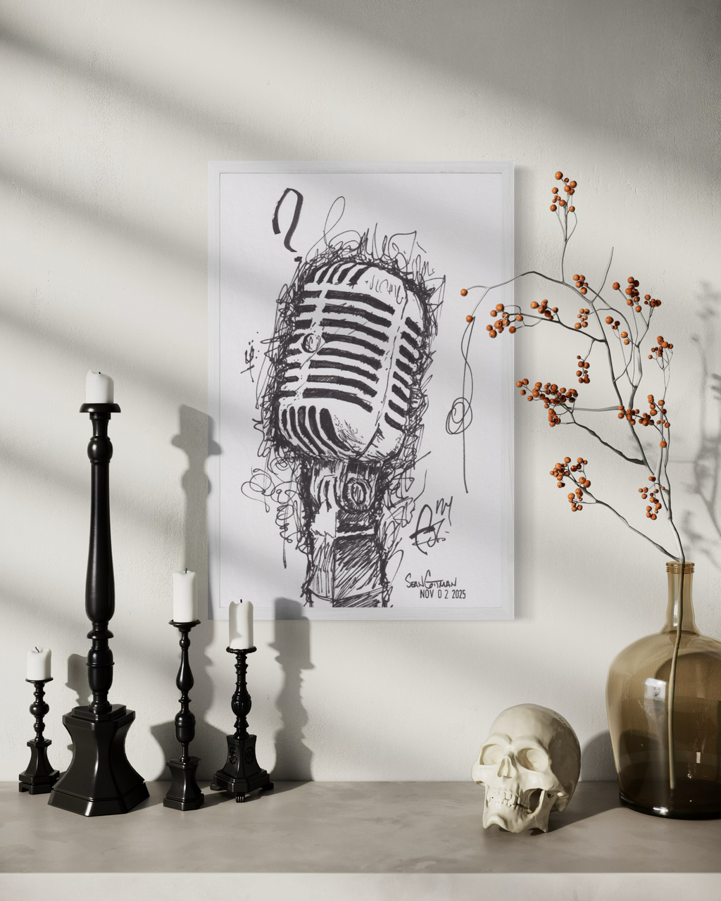 Voice Open Edition Framed Fine Art Print