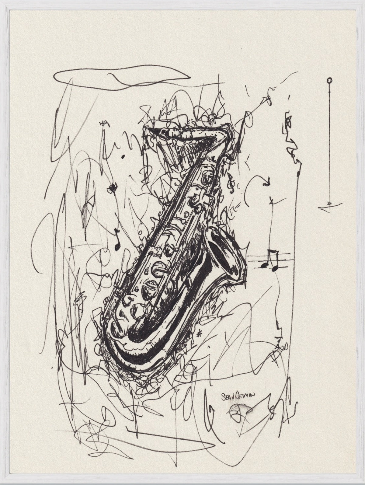 Sax Dreams Fine Art Musical Print