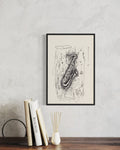 Sax Dreams 8in X 10in Original