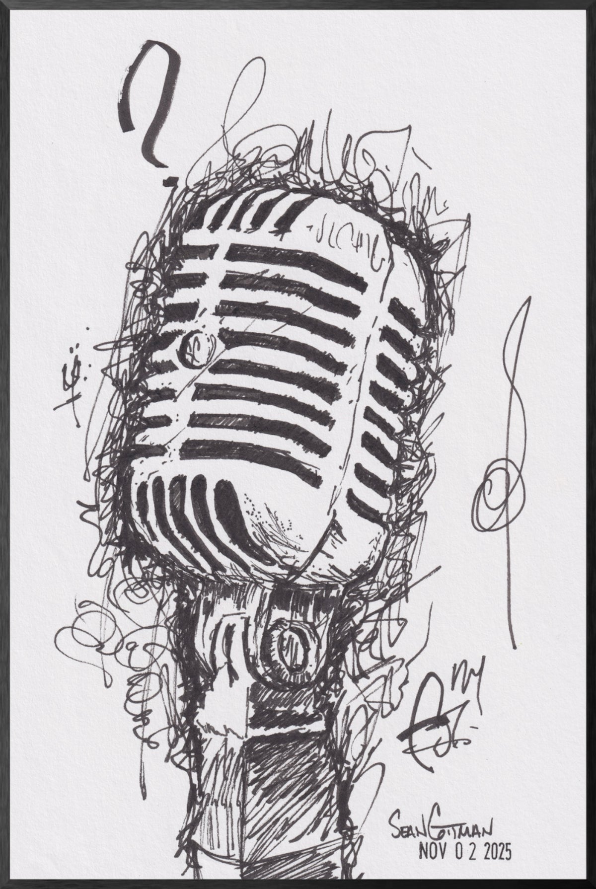 Voice Open Edition Framed Fine Art Print