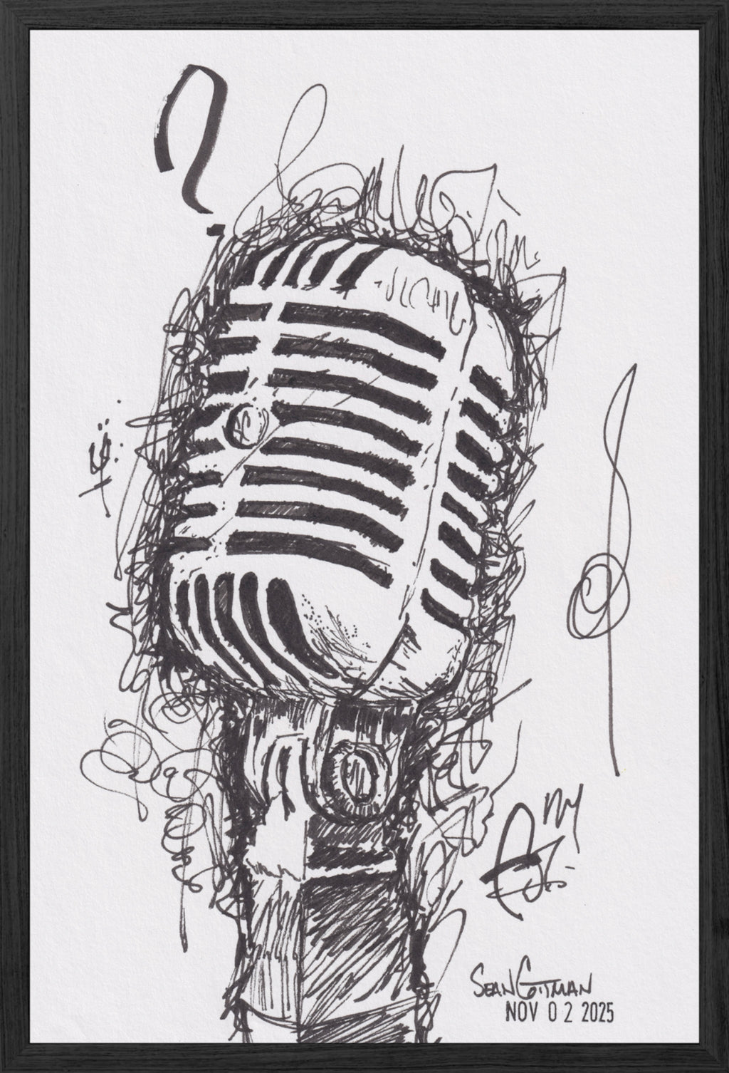 Voice Open Edition Framed Fine Art Print
