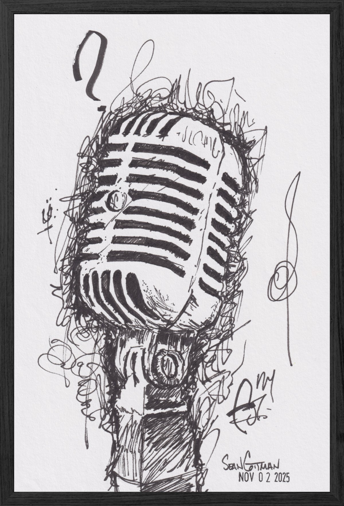 Voice Open Edition Framed Fine Art Print