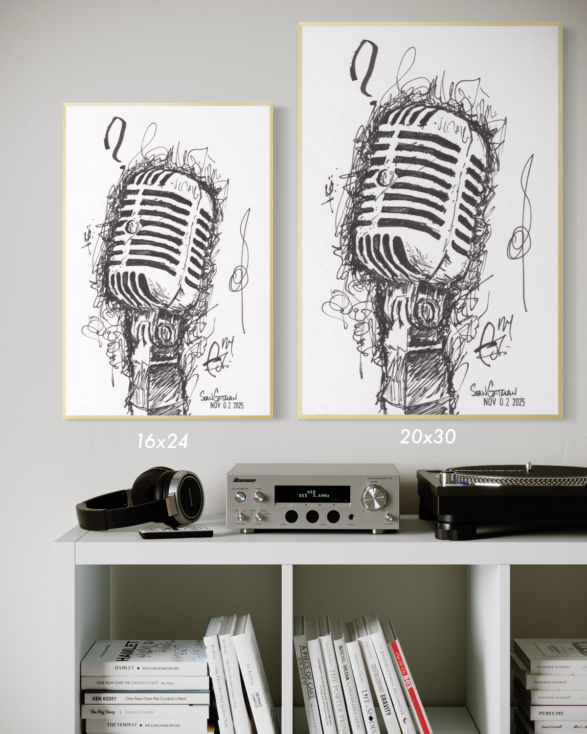 Voice Open Edition Framed Fine Art Print
