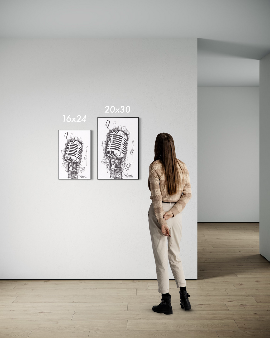 Voice Open Edition Framed Fine Art Print