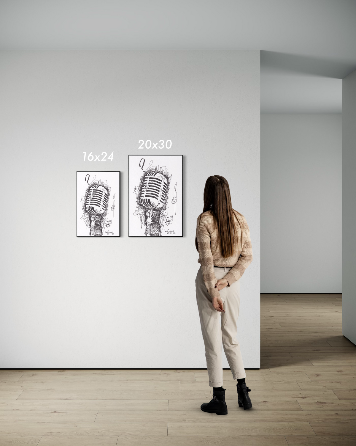 Voice Open Edition Framed Fine Art Print